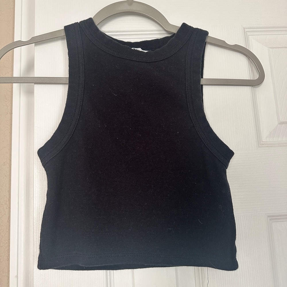 Princess Polly Black Sleeveless Top
